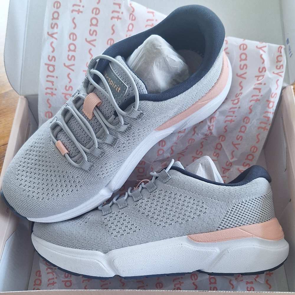 Easy Spirit Gray Walking / Workout Shoes Ortho Support Size 6 NWT Denise Austin